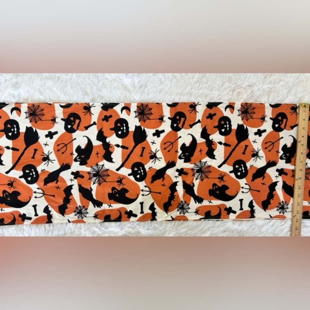 Folkuture Halloween Table Runner‎ 84” x 14” NWOT